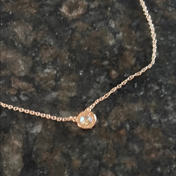 Coach Gold Tone Necklace with Dainty Pendant - Picture 2 of 3